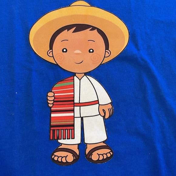 B17 NWOT - Mexican Folk Art Graphic T-Shirt large - Picture 2 of 8